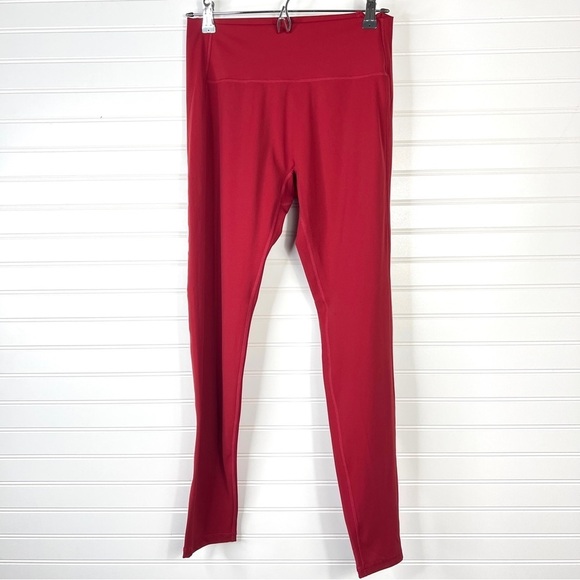 Alphalete Pulse Surge Leggings Red Compression Leggings Size Medium - Picture 1 of 9